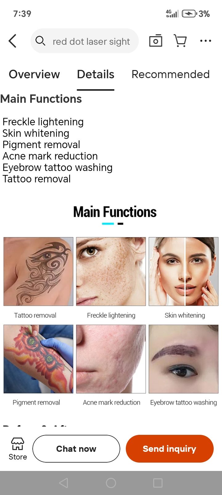 Main functions